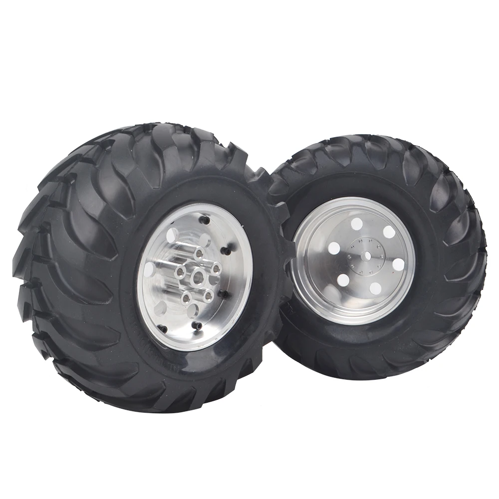 Aluminum Beadlock Wheels Rims for Tamiya Blackfoot Monster Beetle Mud Blaster Vintage Chassis