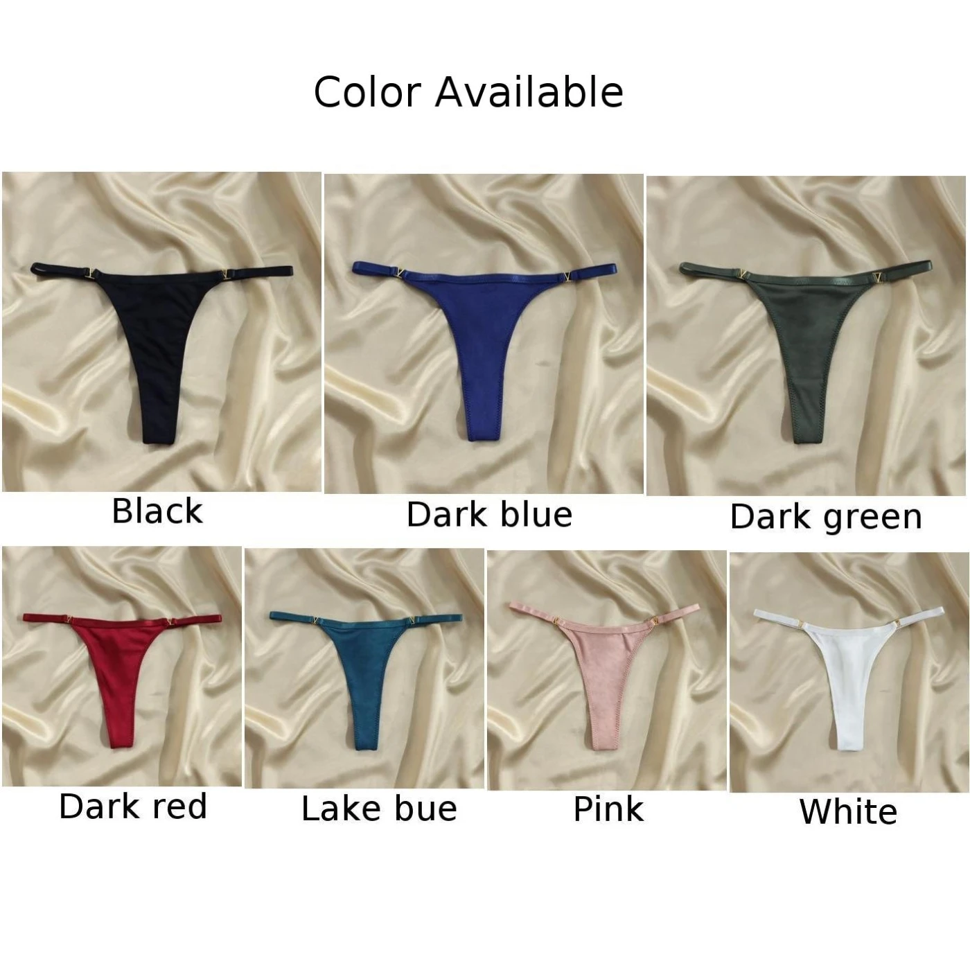 Women Sexy Seamless Briefs Low Waist Panties Comfortable Underwear Soft Underpants Ladies Breathable T-Back Bikini Thin Lingerie