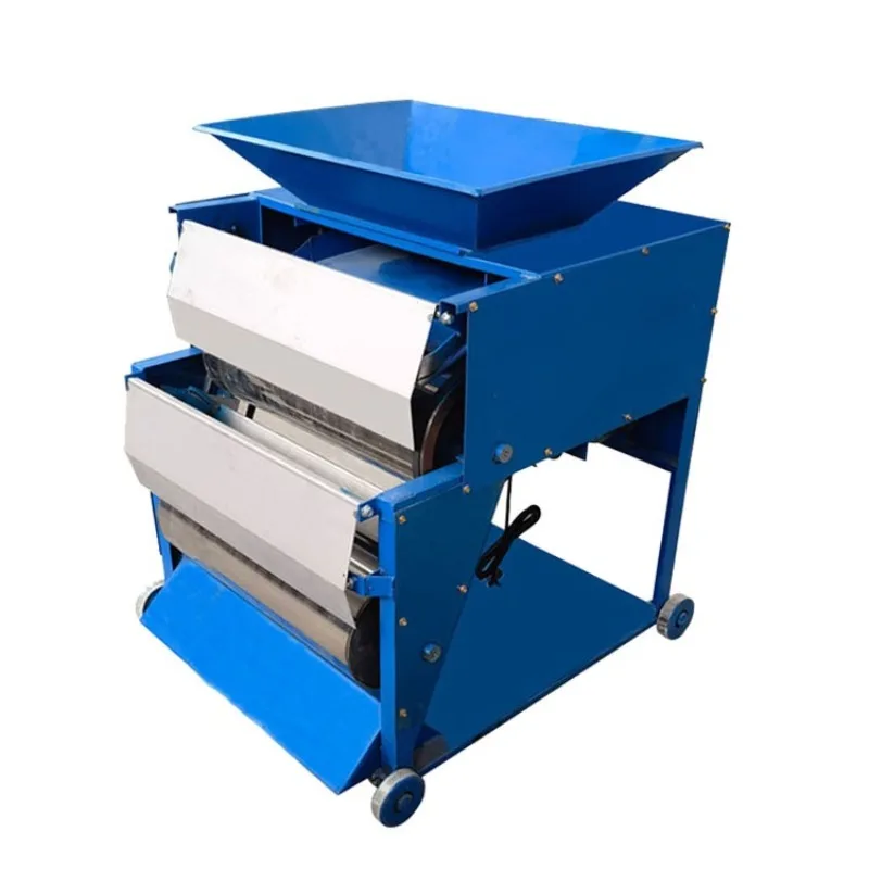 Double Drum High Intensity Magnetic Separator Iron Remover For Aluminum Chips Copper Wire Small Drum Magnetic Separator