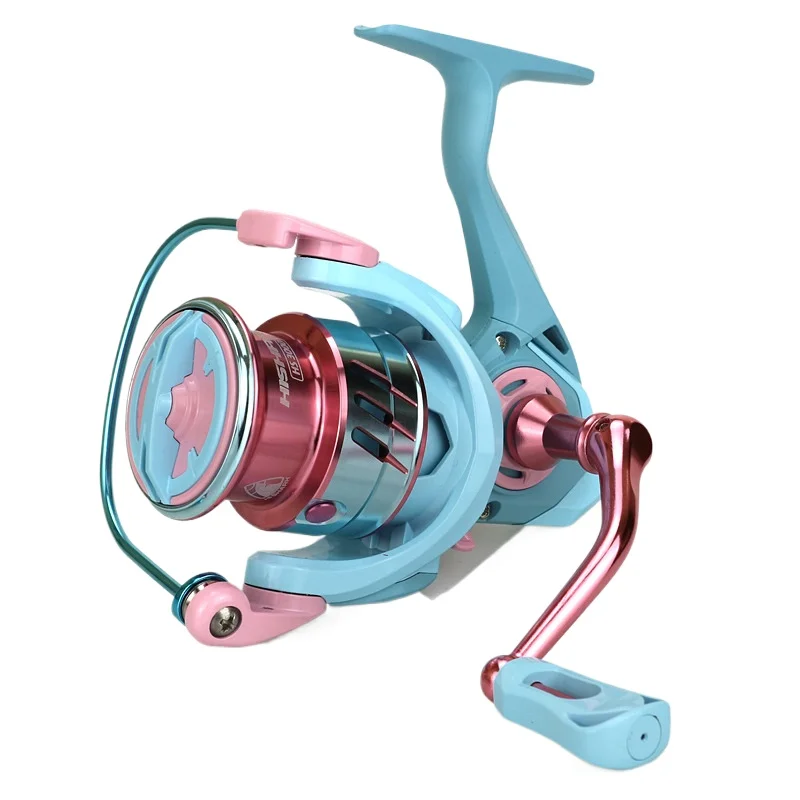 

HISHARK-All-Metal Spinning Reel, 5.2:1 Gear Ratio, Models 2000-6000, Max 15kg Drag Force, CNC Handle, Fishing Line Spool