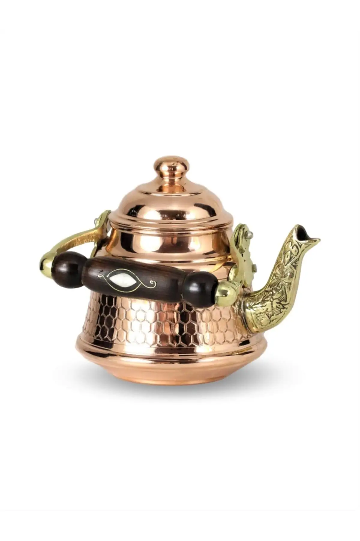 DOLBOVI staple small petted embroidered embroidered iron teapot 1 Mm thickness 650 Ml Cooper Tea Pots Handmade