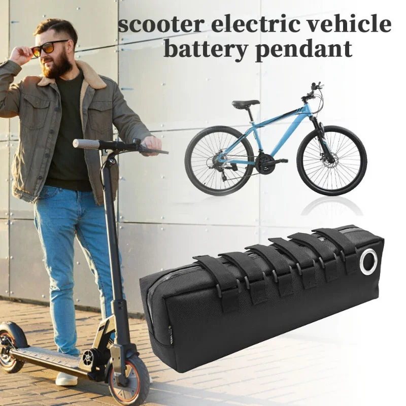 Подвесная сумка для аккумулятора электрического скутера, сумка для аккумулятора для хранения скутера, сумка на передний руль для электрического скутера