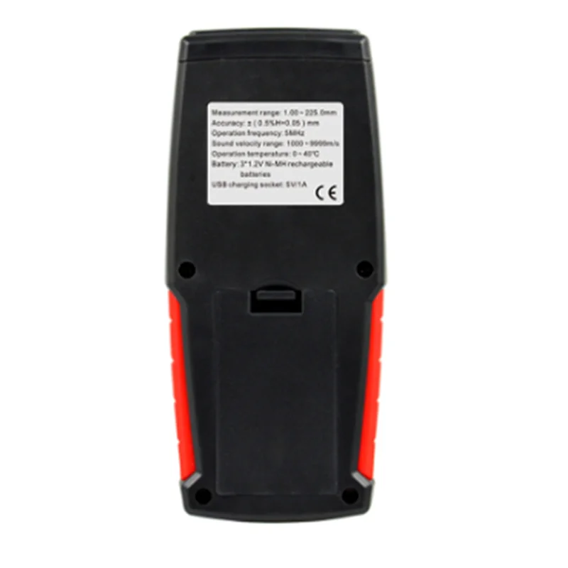 

A82I-Advanced Ultrasonic Thickness Tester For Ceramics, Glass & Steel - Compact With Rechargeable Battery
