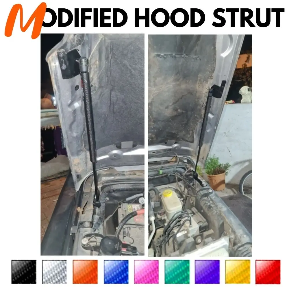 

Front Hood Struts for Jeep Wrangler (JK) 2006-2018 Shock Lift Supports Bonnet Gas Dampers Springs No-Drill
