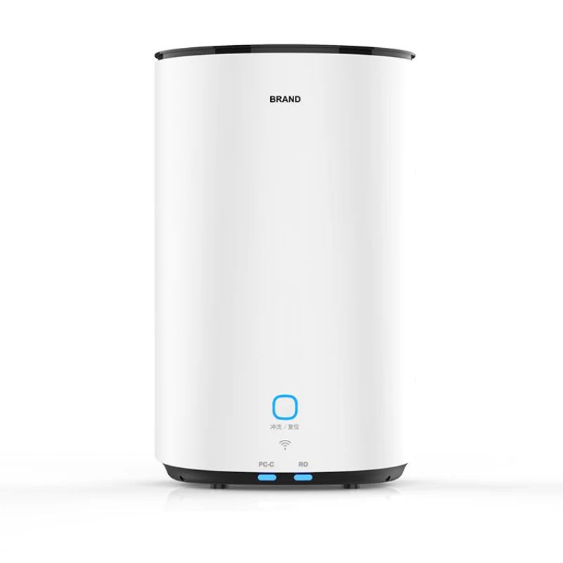 مبرد فلتر المياه المنزلي ونظام السخان تحت الحوض لتنقية المياه بالتناضح العكسي مع صنبور