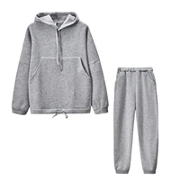 Hot Sale Europe and the United States Spring and Autumn New Fashion Big Pocket Solid Color Sweater Leisure Two-piece Set - Image 4