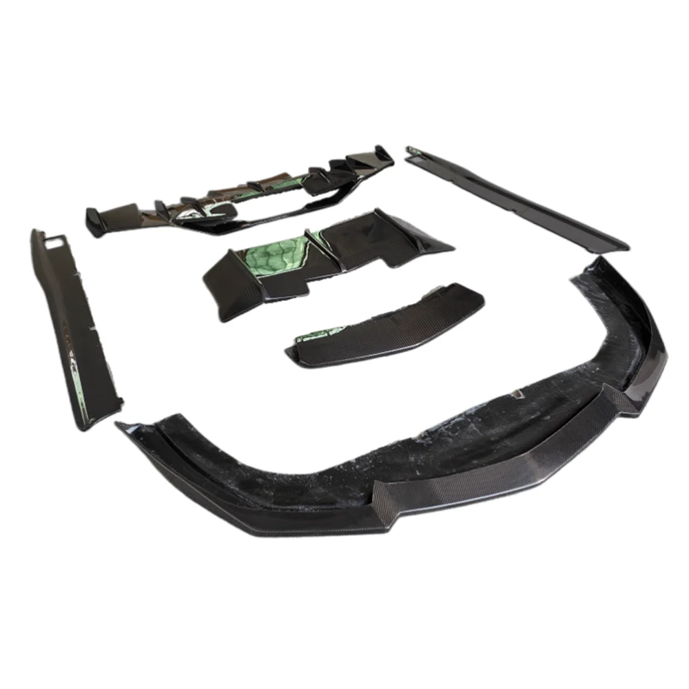 High Quality DC Style Carbon Fiber Front Lip Rear Diffuser Side Skirt Body Kit for Lamborghini LP720 LP700 Body Kit
