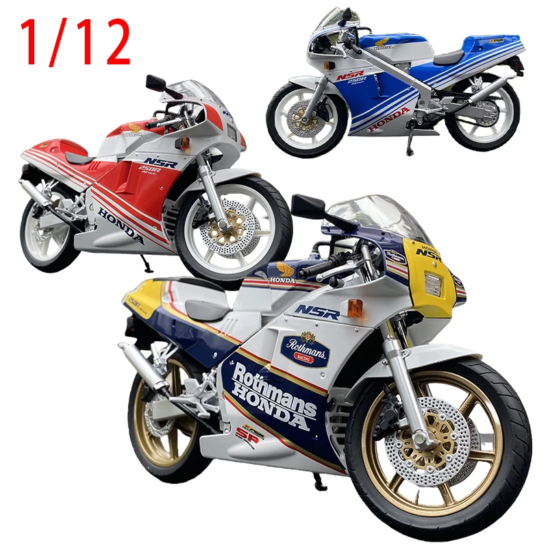 

Diecast Model Car 1/12 Honda NSR 250R Motorcycle ModeI Car Honda NSR 250R Static Display Ferrari Play Vehicles Toys for Boys