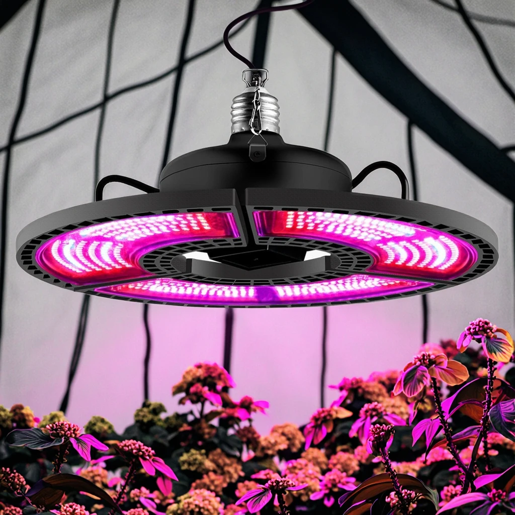 

Wholesale Circular Folding LED Grow Lights Efficient Red Blue Light Plant Growth Lamp Aluminum Body for Plants