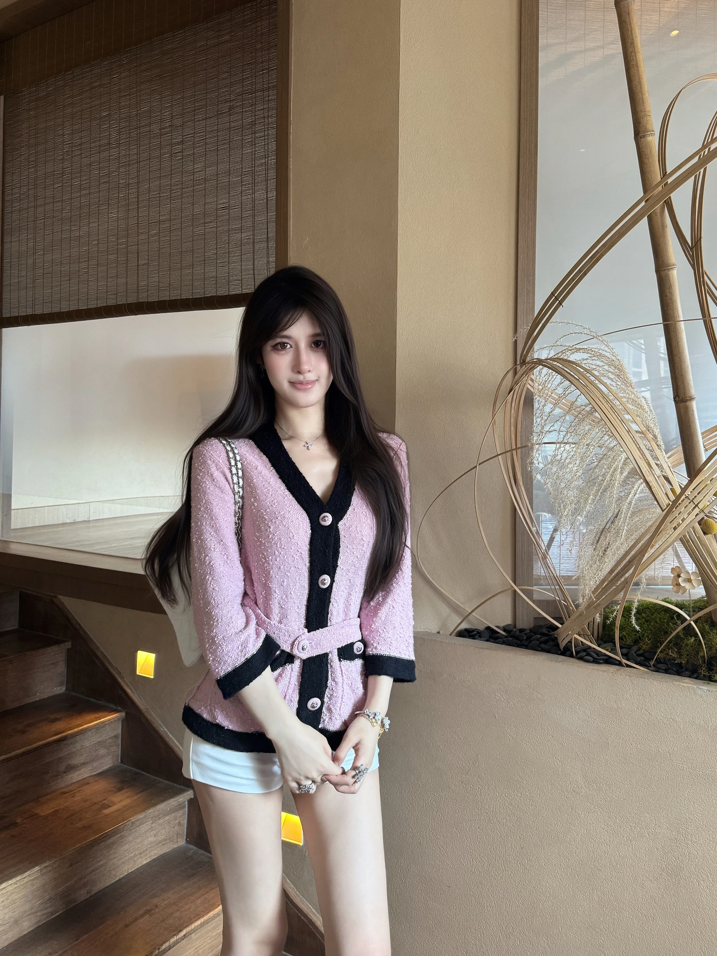 

M900 Женская верхняя одежда ort Faion, новинка 2026, осенне-весеннее универсальное пальто Sli Cact на пуговицах, другой материал