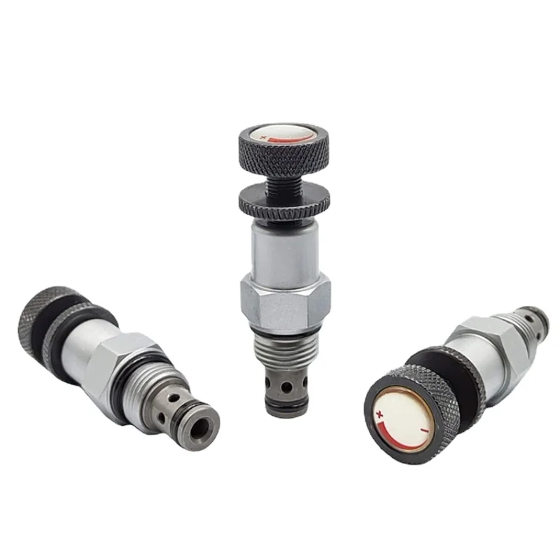 1 PCS CRV high-pressure hydraulic safety valve Adjustable manual hydraulic system plug-in overflow valve thread direct-acting