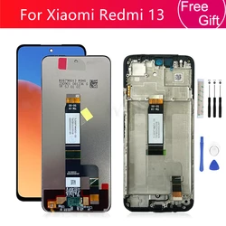 For Xiaomi Redmi 13 Lcd Display Touch Screen Digitizer Assembly With Frame For Redmi 13 Screen Replacement Parts