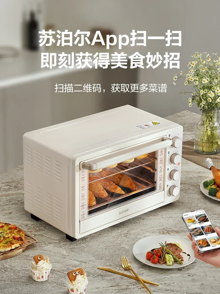 220V Multifunctional Electric Cake Oven with Large 35L Capacity for Home Use