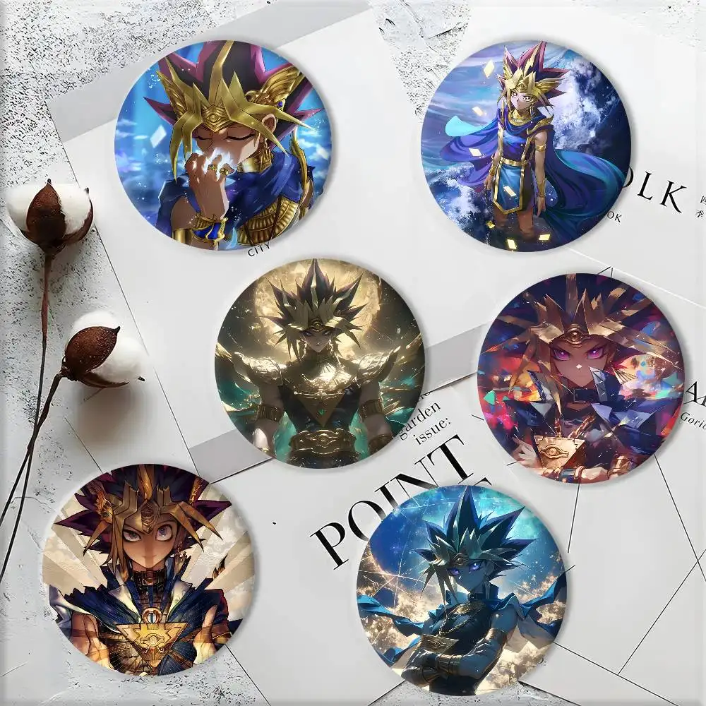 Anime Y-Yu Gi Oh Y-Yugioh Badge Tinplate DIY Backpack Clothing Accessories Jewelry Pins