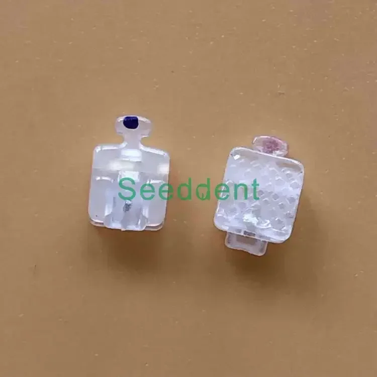 SE-O144 Dentals Orthodontics Self Ligatings Full Ceramics MBT/ROTH Brackets / Braces 022 345WH