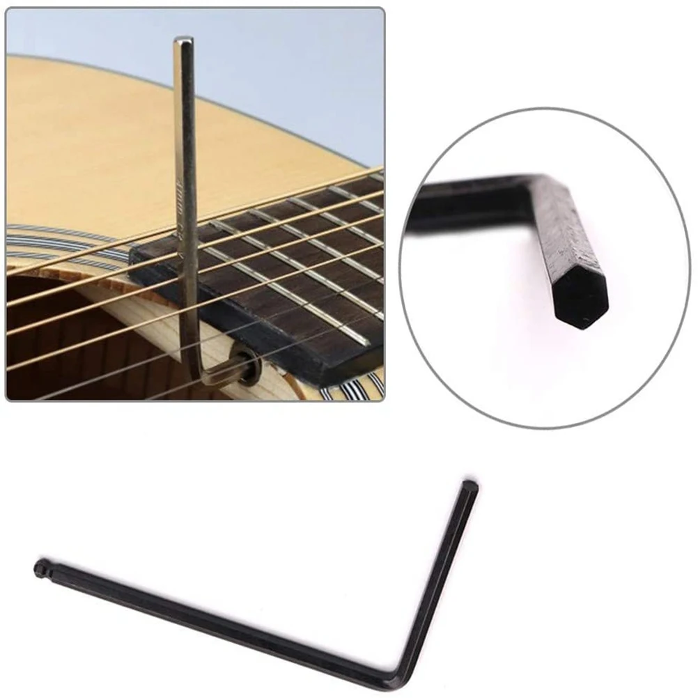 

Wrench Guitar Neck Truss Rod Manual Metal Wrenches for Adjustment Universal Spanner Black Repair Tools