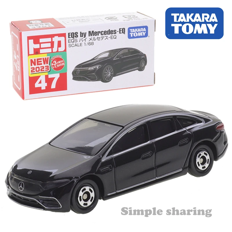 Takara Tomy Tomica No.47 EQS Mercedes-Benz - EQ Scale Diecast Alloy Model Cars Kids Xmas Gift Toys for Boys