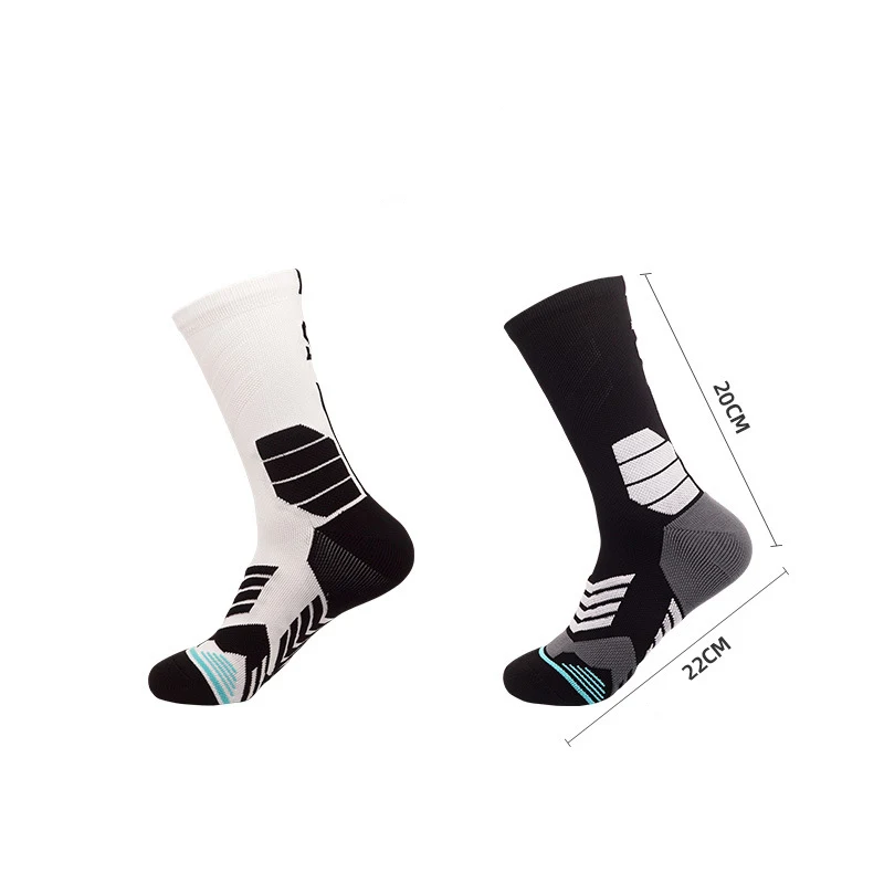 1 Piece (Not 1 Pair) Youth Cotton Socks 0-9 Number Professional Sport Socks Basketball Fitness Running Men Women