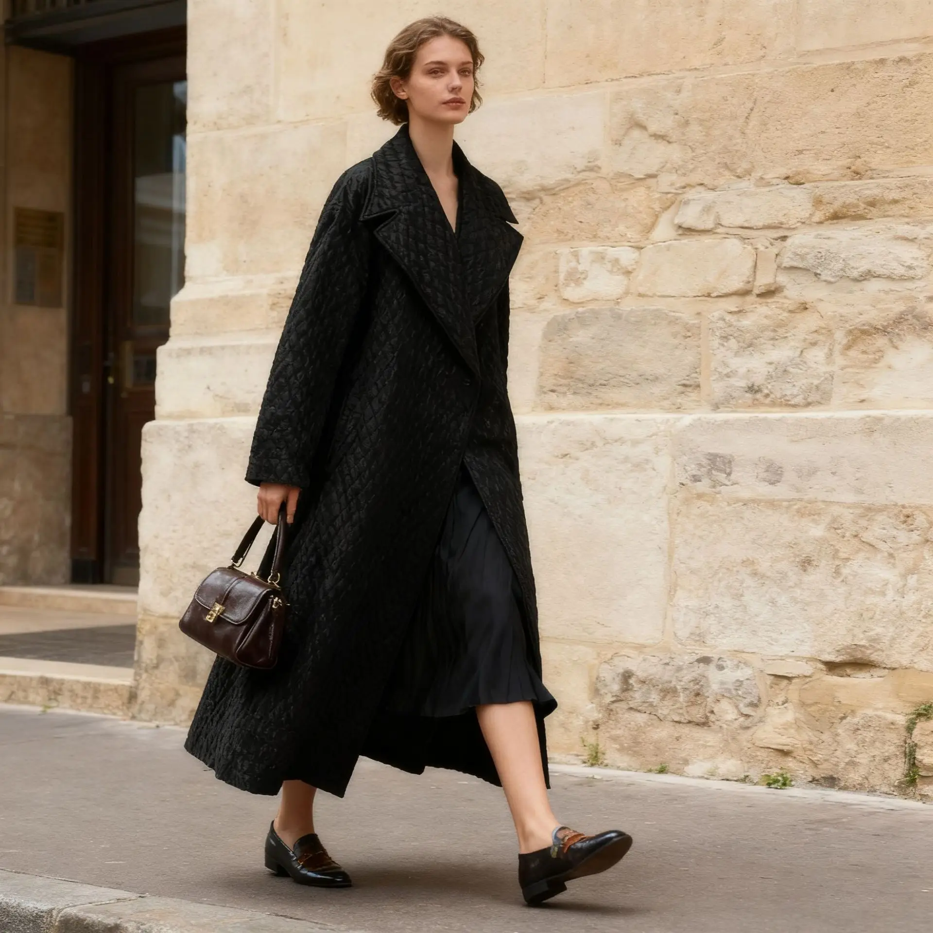 

Korean Style British Trench Coat Women 2025 Autumn Winter Long Cotton Coat Fashion Outwear