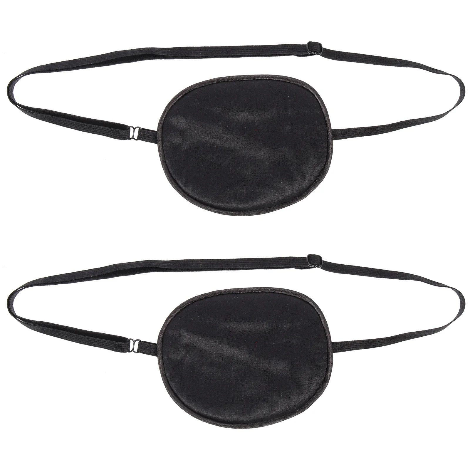 

2 шт. повязка на глаз шелковый легкий дышащий защитный чехол для коррекции амблиопии портативный регулируемый многоразовый глаз