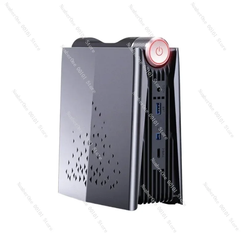 New AM08 PRO Gaming MINI PC Computer Ryze n 9 6900HX DDR5*2 4800Mhz 32G/64G 512G 1TB M.2 2280 NVME/ NGFF Stand Up Mini PC