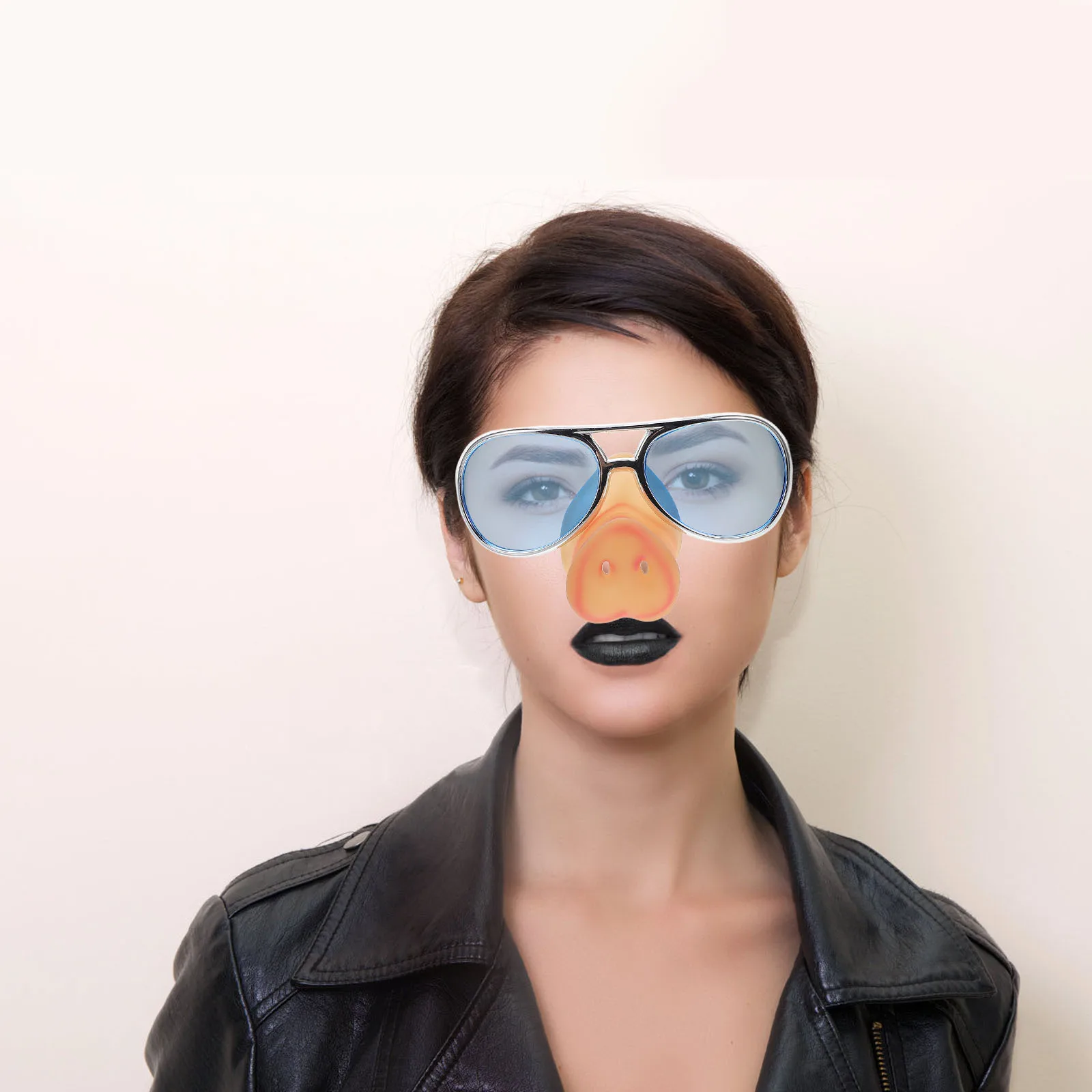 

Funny Pig Nose Party Glasses Novelty Photo Booth Props Halloween Costume Dress Up Cosplay Accessory Funny Sunglasses