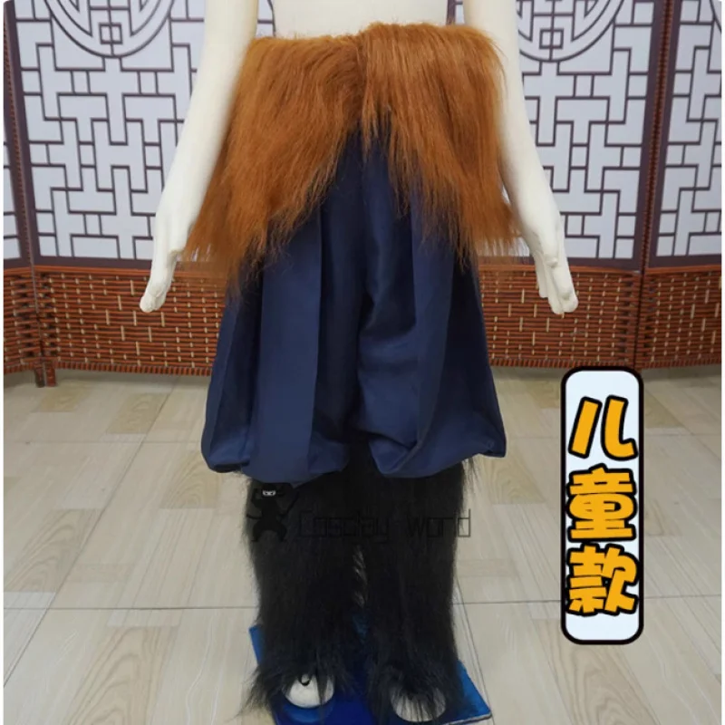 

Костюмы для косплея Demon Slayer Hashibira Inosuke, детские нарядные штаны, униформа аниме, детская одежда на Хэллоуин, рождественские подарки