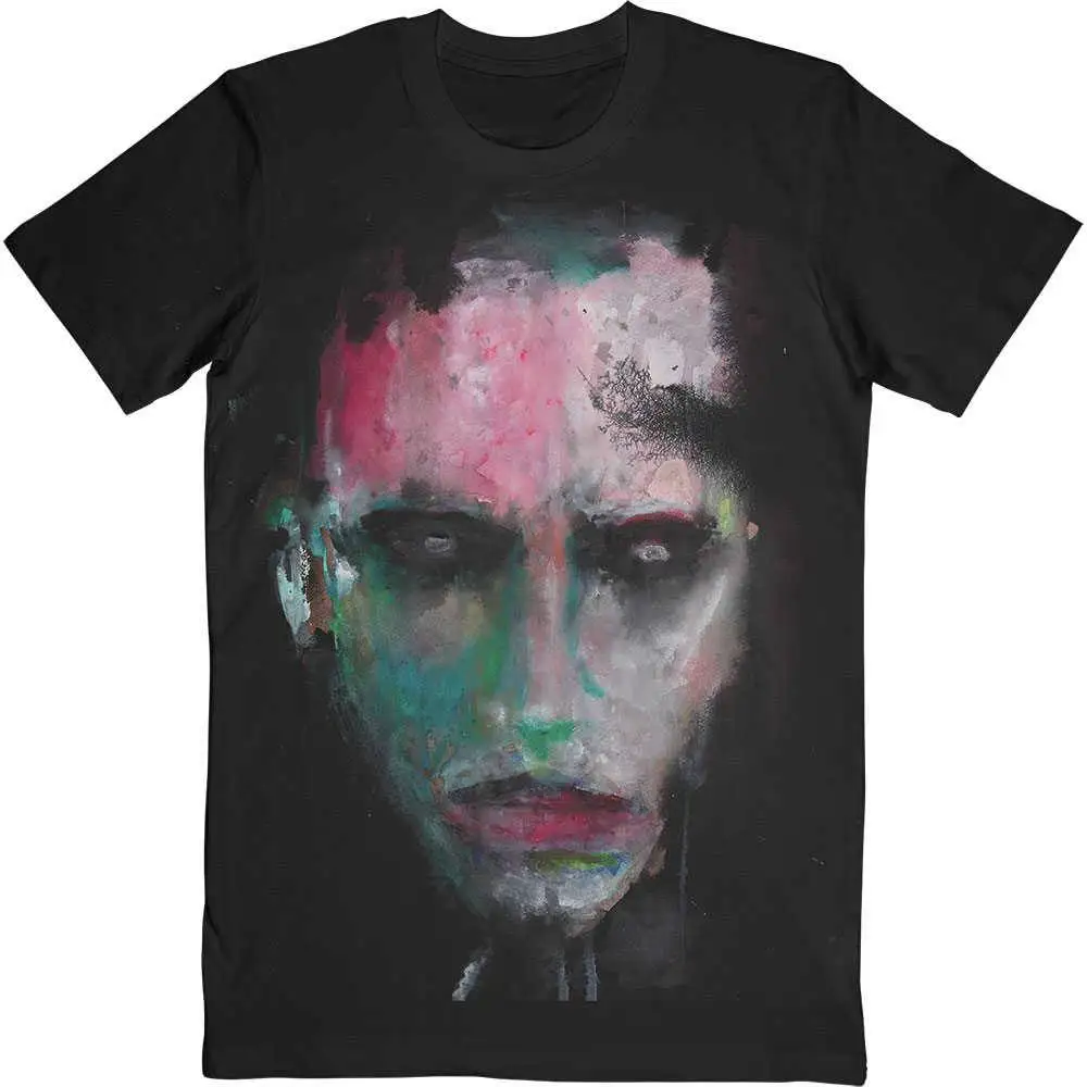 

Marilyn Manson We Are Chaos Mens T-shirt Peripheral Pattern Printing Summer Luxury Brand Cotton Men's and Women's T-shirts