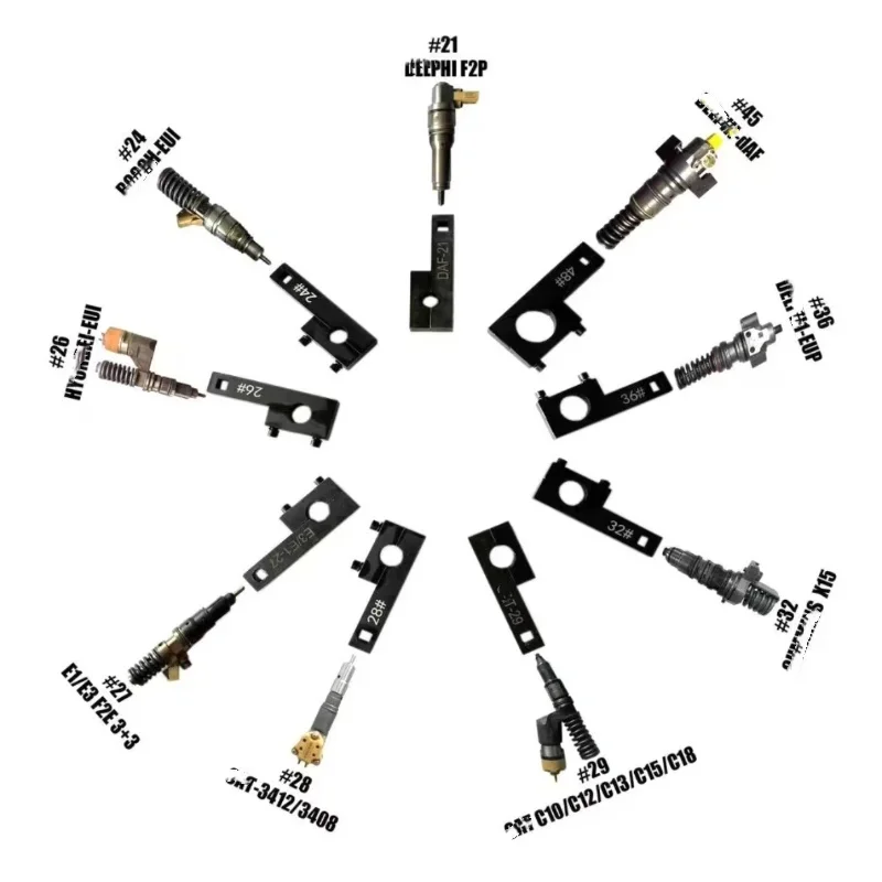 9PCS EUI EUP Injector Convenient Tight Cap Wrench Repair Tools for BOSCH CAT CUMMINS VOLVO DEPHI