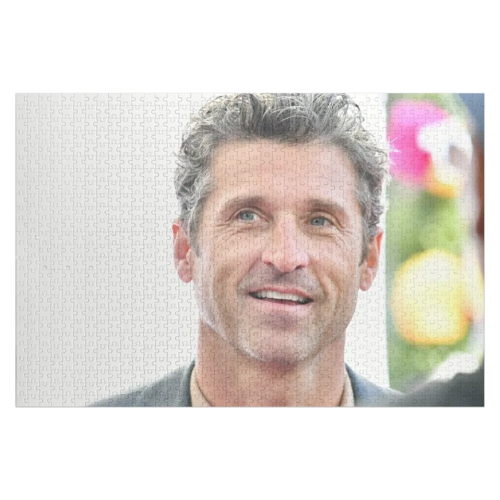 

patrick dempsey Jigsaw Puzzle Custom Wood Photo Personalized Customized Kids Gift Personalized Gift Married Puzzle