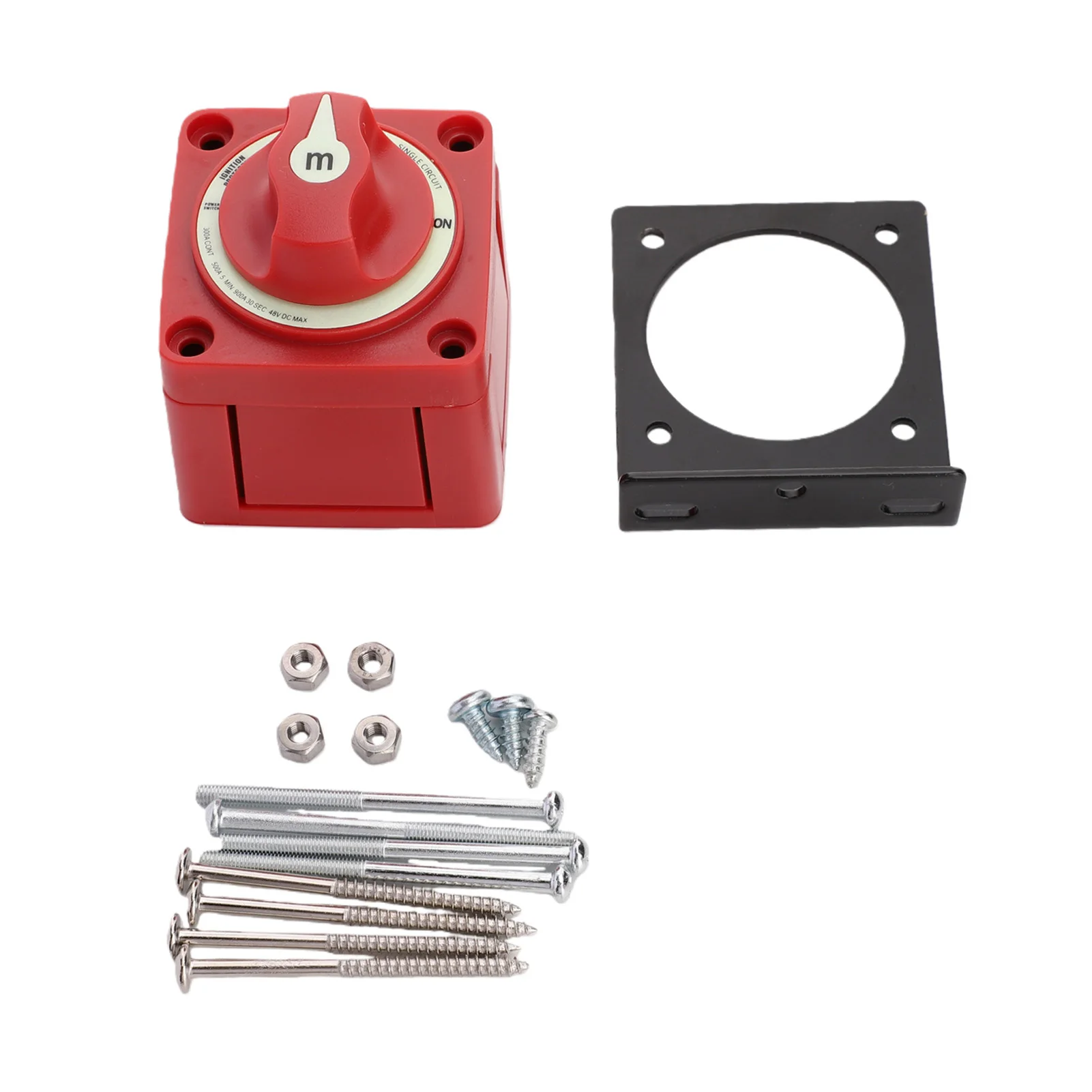 Marine Battery Disconnect Switch 12-48V Heavy Duty Battery Power Cut Off Switch On Off for Boat RV Car Truck