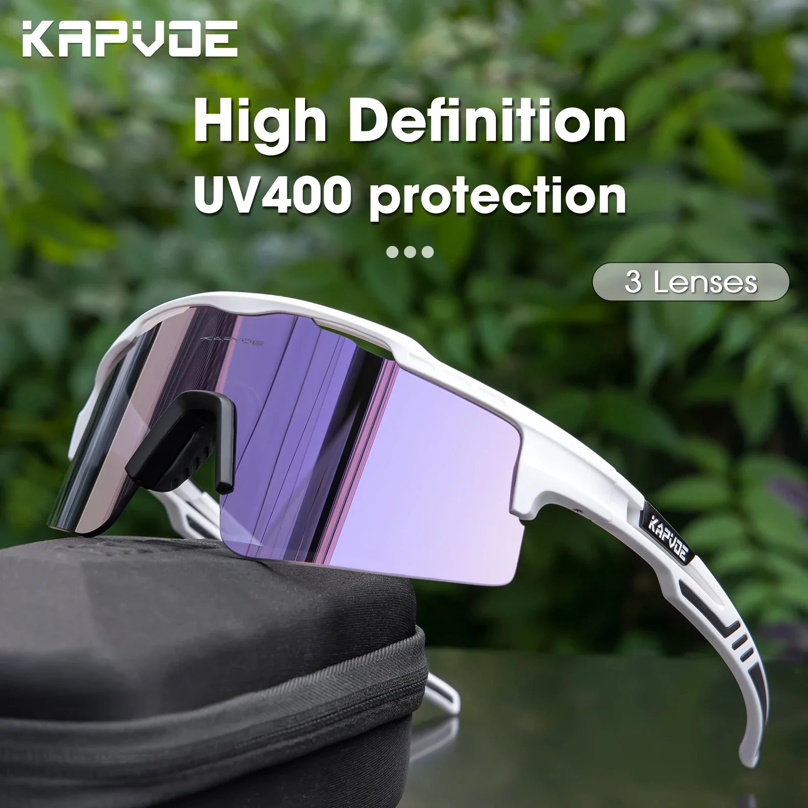 

Kapvoe Cycling Glasses for Men UV400 MTB Bike Riding Sunglasses Fishing Goggles Women Bike Bicycle Eyewear Sports Sunglasses