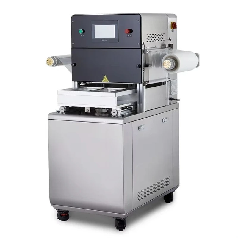 Industrial Food Modified Atmosphere Packaging Machine Customized Vacuum MAP Tray Sealing Equipment