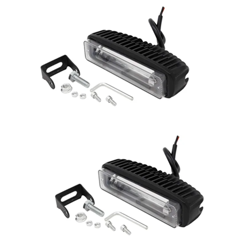 

High Quality 1 Set 4 Inch 30W Red Line LED Safety Working Light Bar Warehouse Danger Area Light