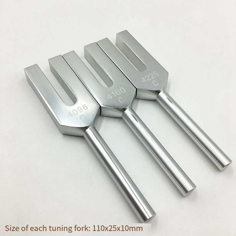 Imagem -03 - Conjunto de Instrumento Terapêutico com Greve de Madeira e Bolsa de Armazenamento Angel Tuning Fork 4096hz 4160hz 4225 hz
