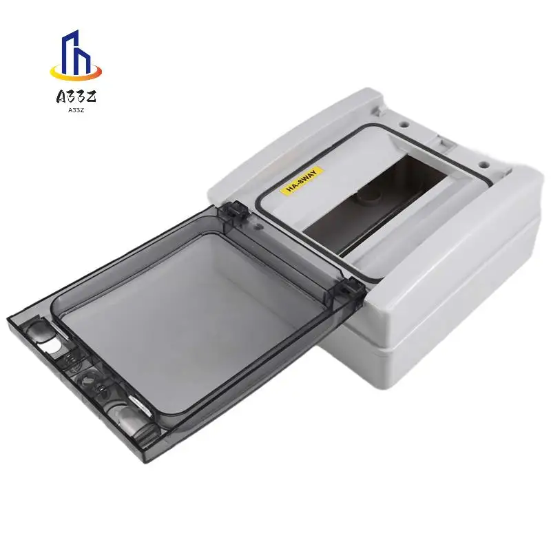

A33Z-HA Series Junction Box 8WAY PC IP65 Waterproof Distribution Box Outdoor Plastic Electrical For Circuit Breaker