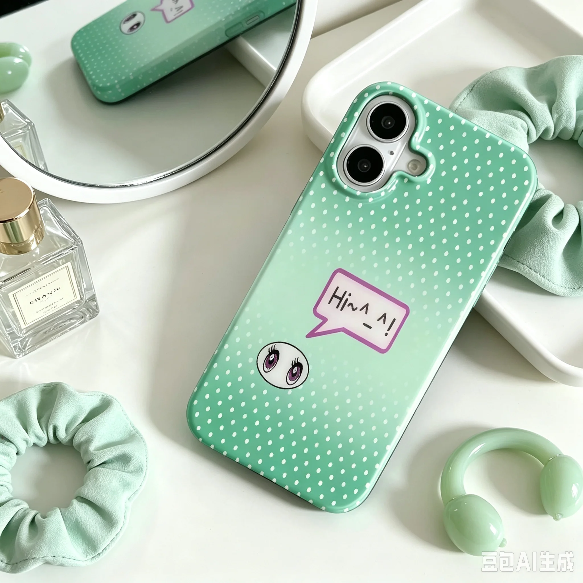 เคสโทรศัพท์ลายจุดสีขาวสไตล์นิช - Phone Cases Kawaii บทวิจารณ์และราคา