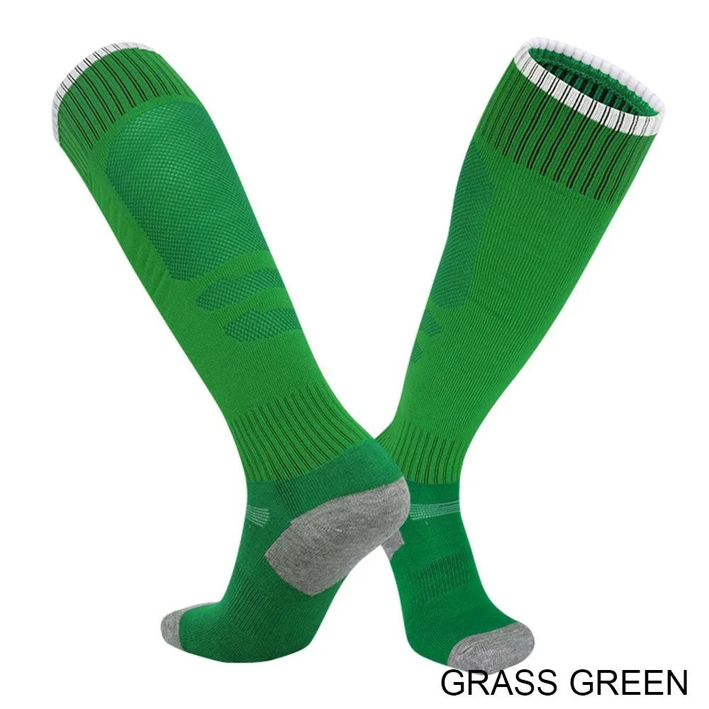 

Длинные футбольные носки выше колена для бега, футбольные носки, противоскользящие спортивные носки