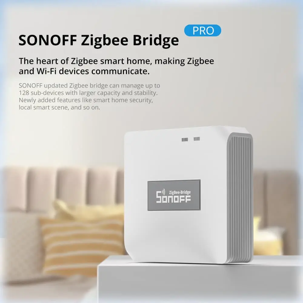 Sonoff RFbridge R2/ZBBridge Pro Wireless Gateway Smart Home Switch Intelligent Domotica Wi-Fi Remote RF Controller ZigBee Sensor