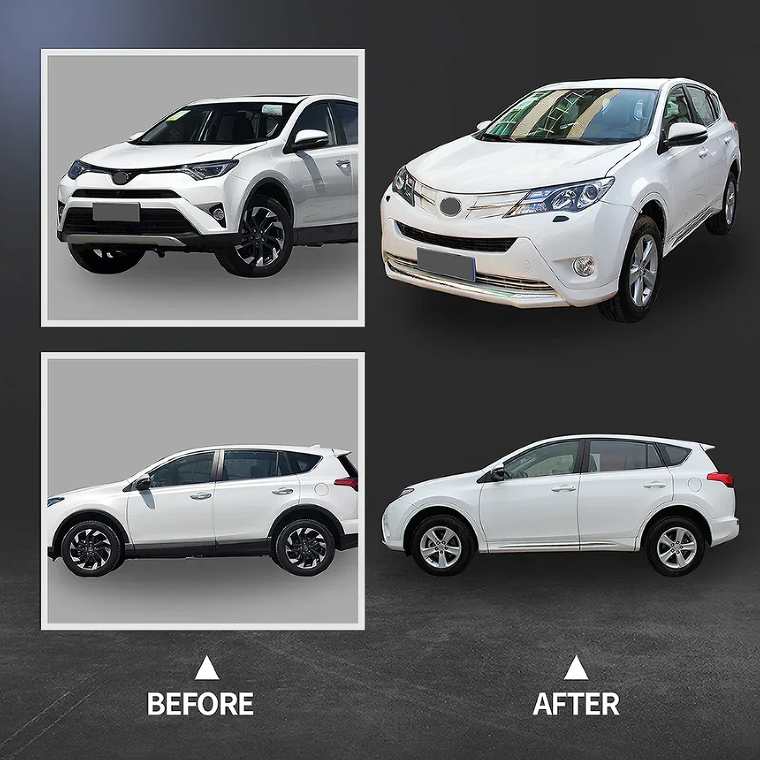 PP injection Premium Modified Body Kit For Toyota Rav-4 2013-2015,high quality vstar made.