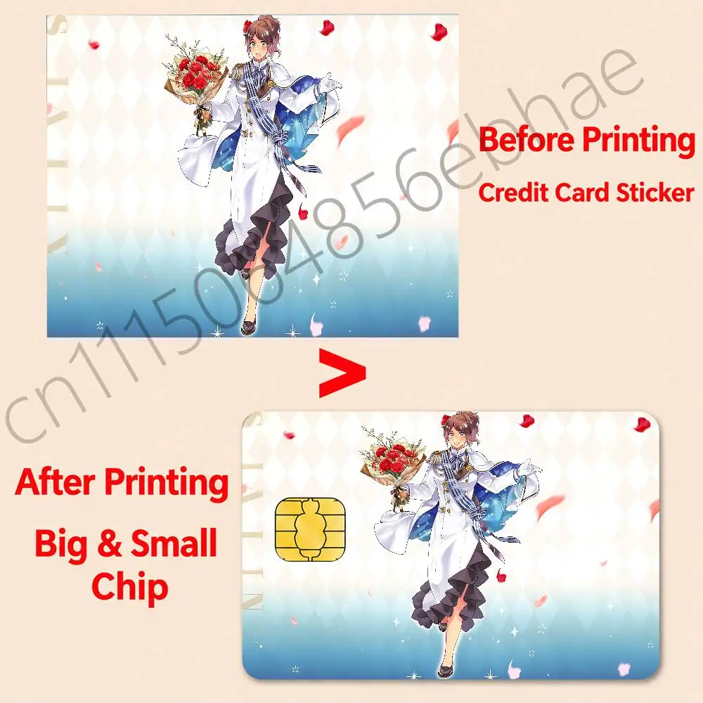 FOR Hetalia World Stars  Funny Shell On Off Ultra Thin No Fade Sticker Skin Cover Film For Debit Credit Card