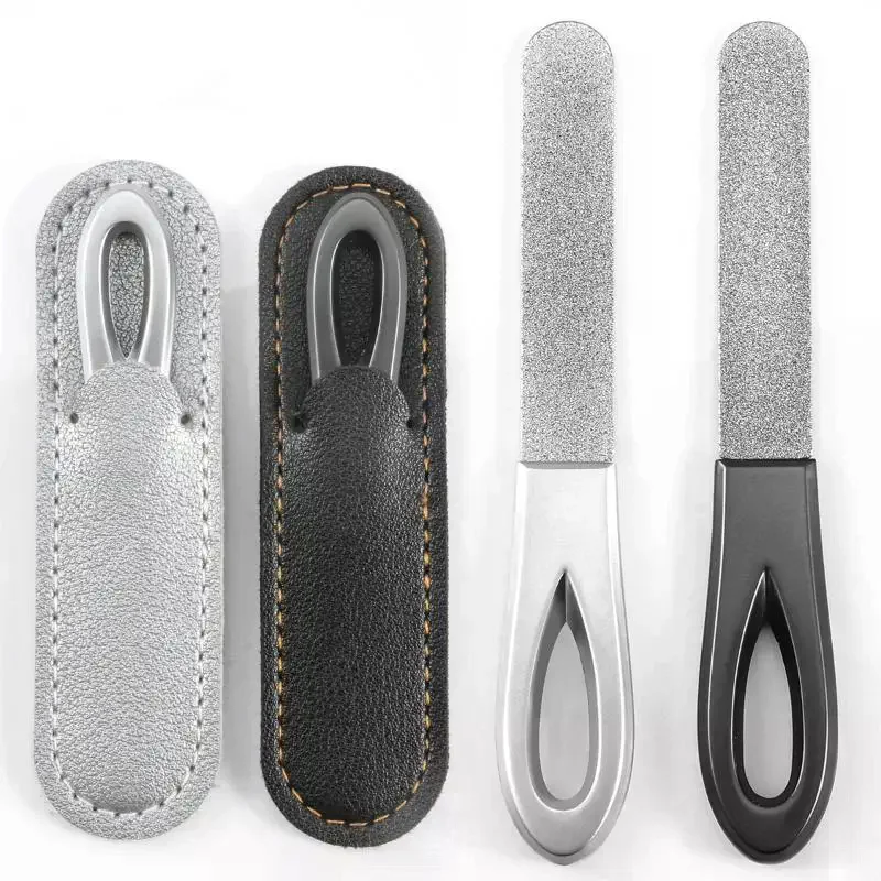 Stainless Steel Diamond Grit Nail File Durable Hypoallergenic For Finger And Toe Nails For Hard And Thick Nails