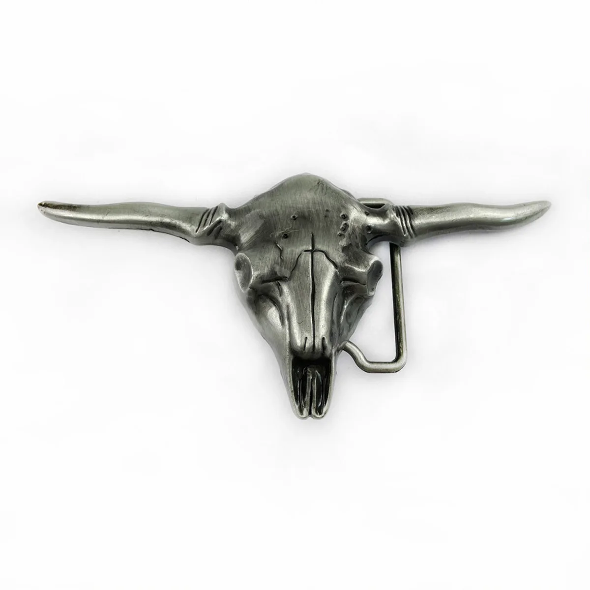 

T-DISOM Men's Retro Western Cowboys Skull Bull Head Belt Buckle Fashion Accessory