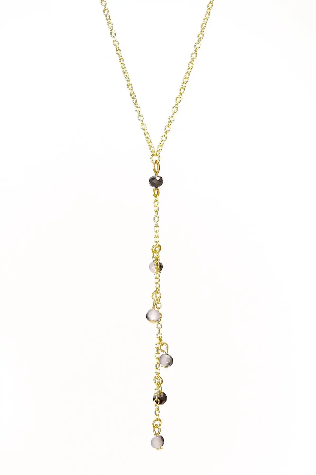 

Austrian Crystal Waterfall Y Necklace