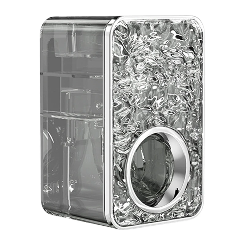 

Automatic Waterproof Toothpaste Tube Squeezer Dispenser Wall Mounted Bathroom Organizer Storage Rack Toothbrush Holder