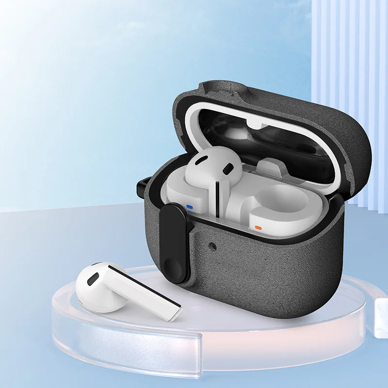 Safety Lock For Samsung Galaxy Buds 3&Buds 3Pro Case NEW Gray Protective Cover For Samsung Galaxy Buds 3Pro Earphone Accessories