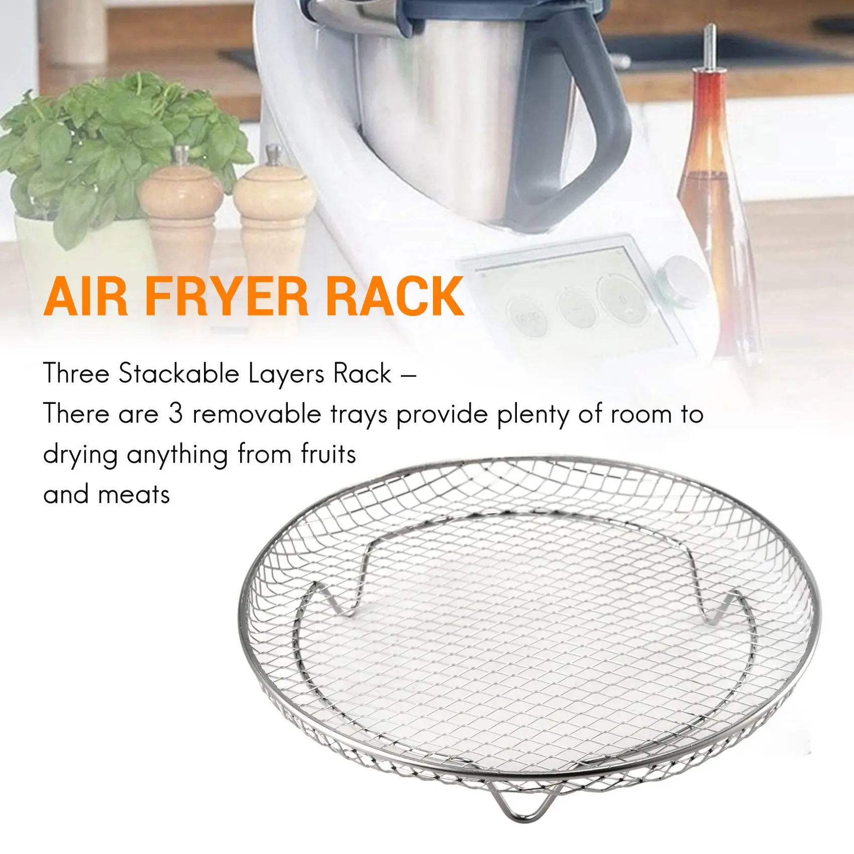 CLIM Air Fryer Accessories Three Stackable Racks for Gowise USA Cozyna Air Fryer,Air Fryer Rack