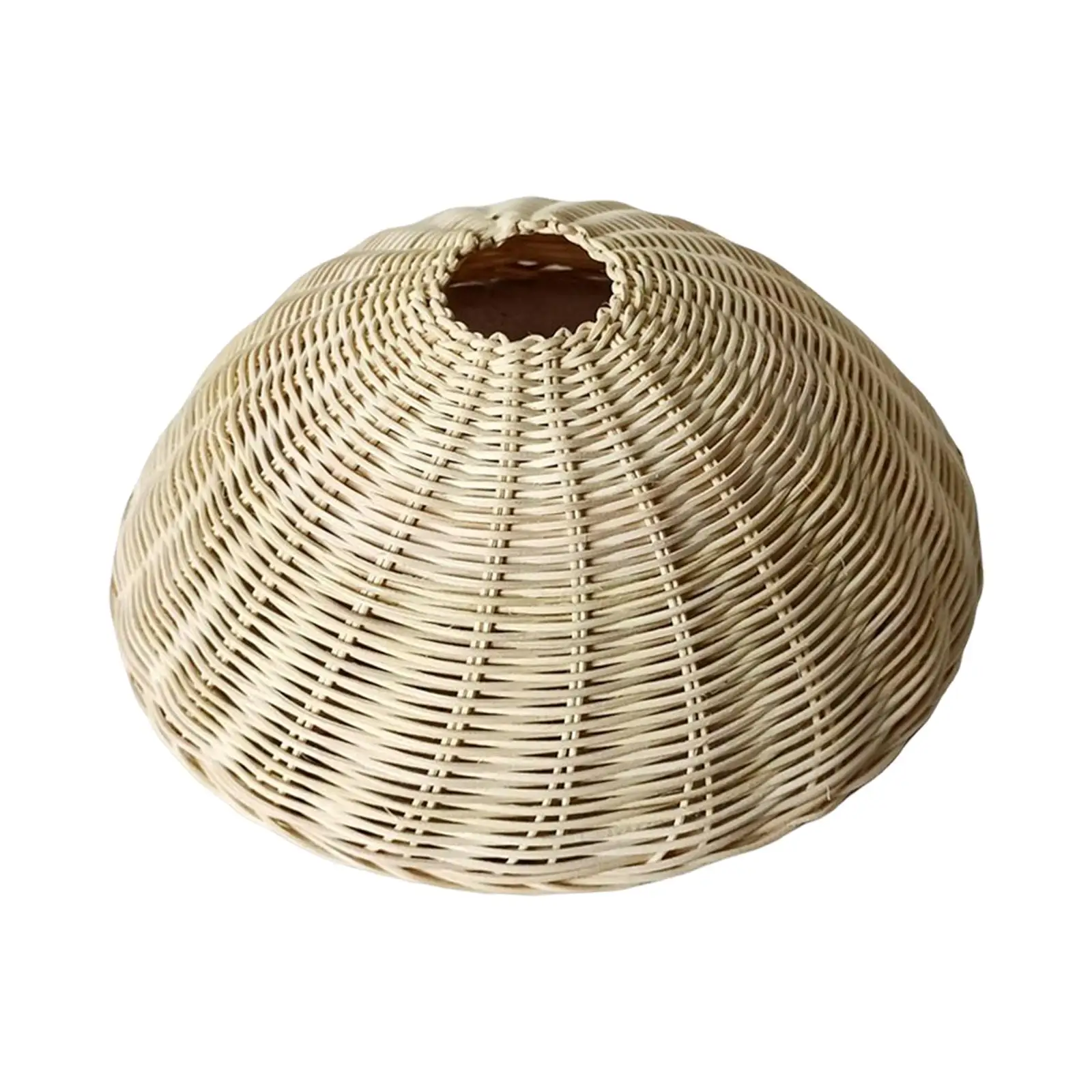 Retro Bamboo Lamp Shade Rattan Lamp Shade for Table Lamp Kitchen Farmhouse Tea House