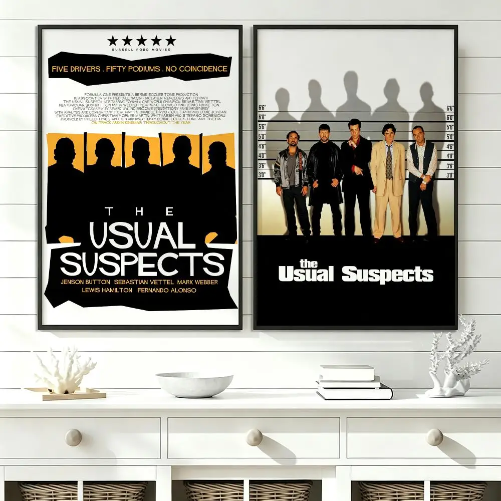 movie The Usual Suspects Poster Poster HD Trendy SelfAdhesive Wall Art Print For Living Room Bedroom Dorm Office Home Gift
