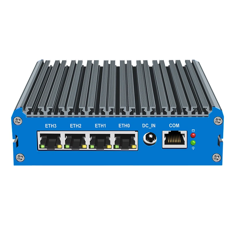 Imagem -03 - Fanless Mini pc Firewall Appliance Pfsense Alder Lake N100 Soft Router Ddr5 32gb 2tb Nvme 4*2.5g Lan I226 Esxi Aes-ni